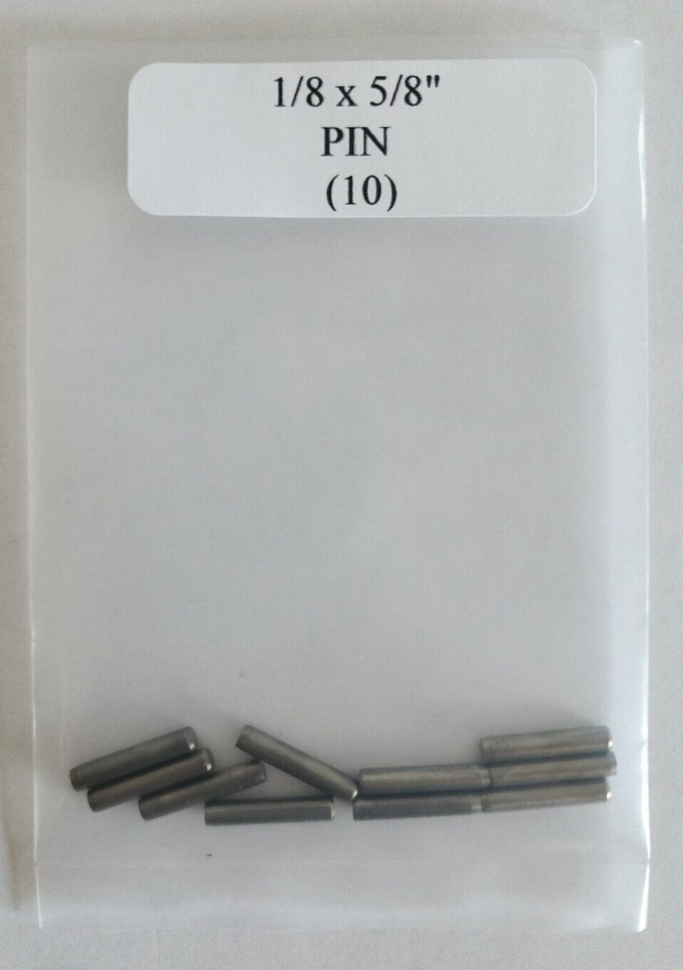 1/8 X 5/8" Dowel Pin Stainless Steel - Lot of 10