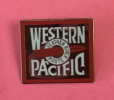 Railroad Hat-Lapel Pin/Tac - WP Western Pacific #1009-NEW