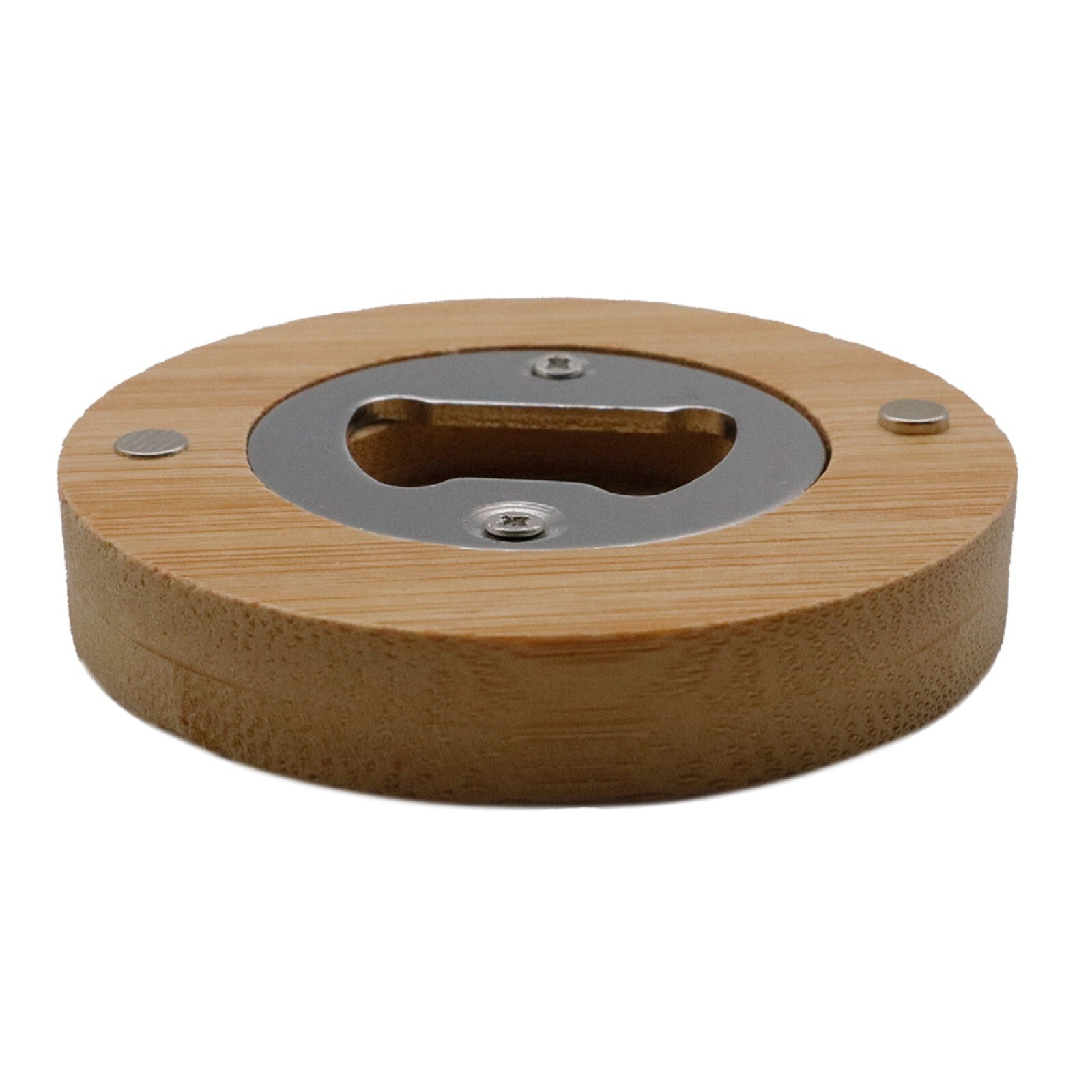10pcs Blank Round Wood Bottle Openers Fridge Magnet for Refrigerator Engraving