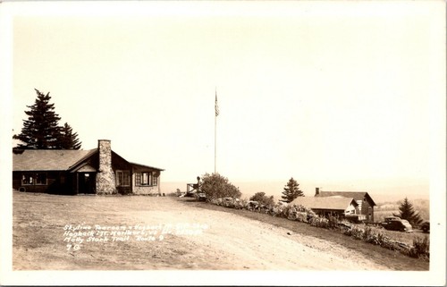 Skyline Tearoom Hogback Mountain Gift Shop Marlboro Vermont RPPC - Foto 1 di 2