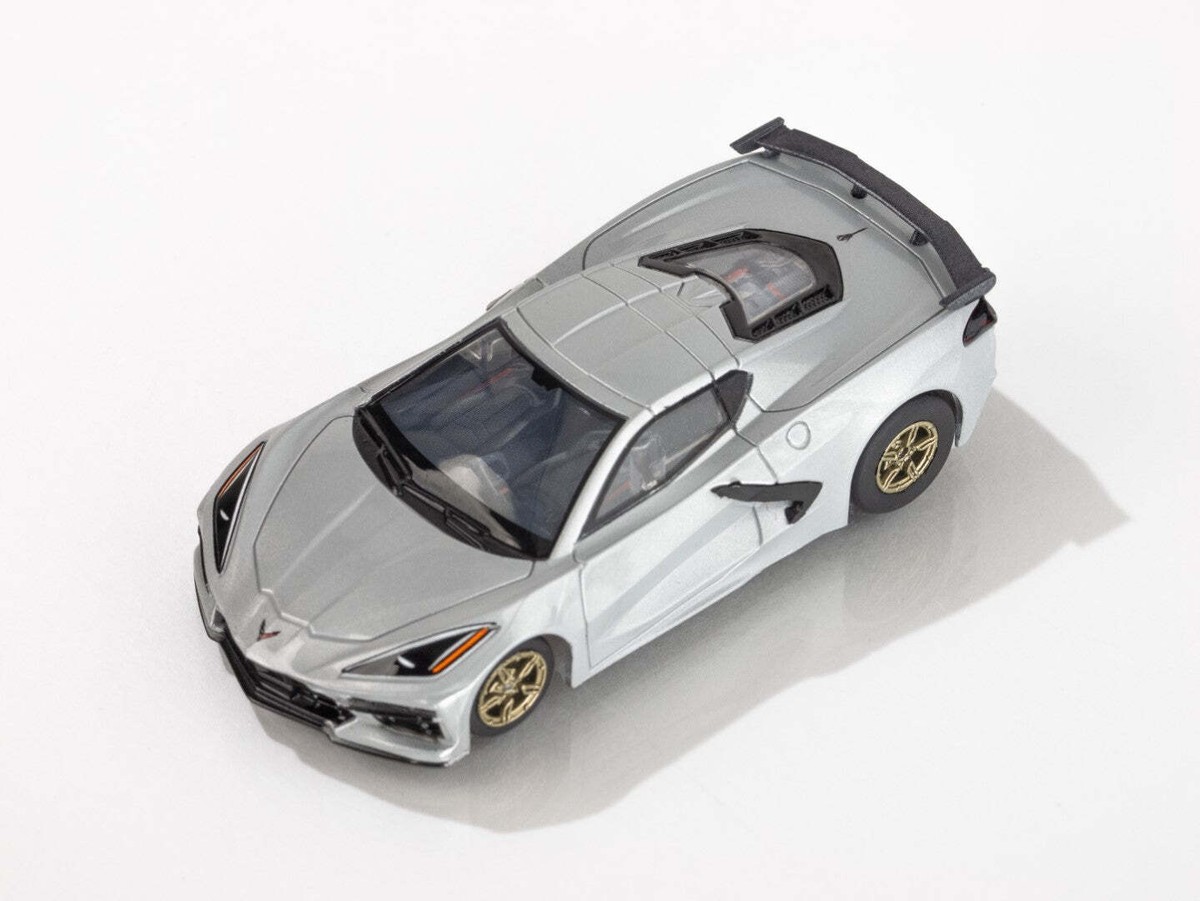 AFX 22095 Corvette C8 Silver HO Slot Car MegaG+ for Auto World | eBay