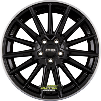 2x CMS C23 diamond rim black 8x20 ET46 - LK5/112 ML66.5 Felge Alu