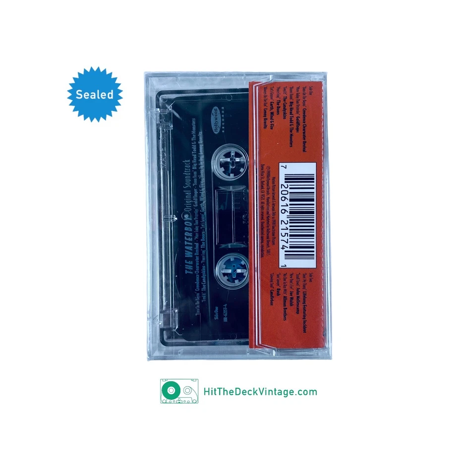 The Waterboy Soundtrack Cassette Tape 1998 Sandler CCR Doors Rush Allman SEALED - Image 2 of 3