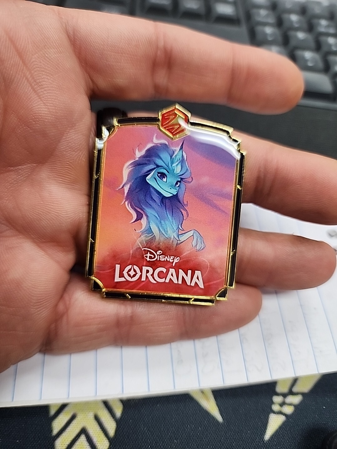 Disney’s Lorcana TCG Shimmering Skies Exclusive League Promo Sisu Pin