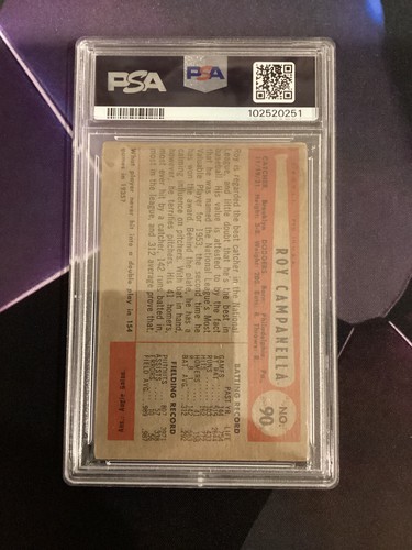 1954 Bowman - Roy Campanella #90 - Picture 2 of 2