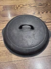Vintage GRISWOLD #10 Cast Iron Skillet Pan Lid Small Logo Seasoned 1100A