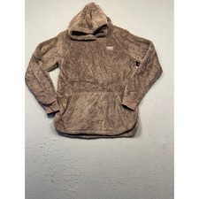 Abercrombie kids Hoodie Sherpa Fleece Brown Size 13/14 Youth Unisex