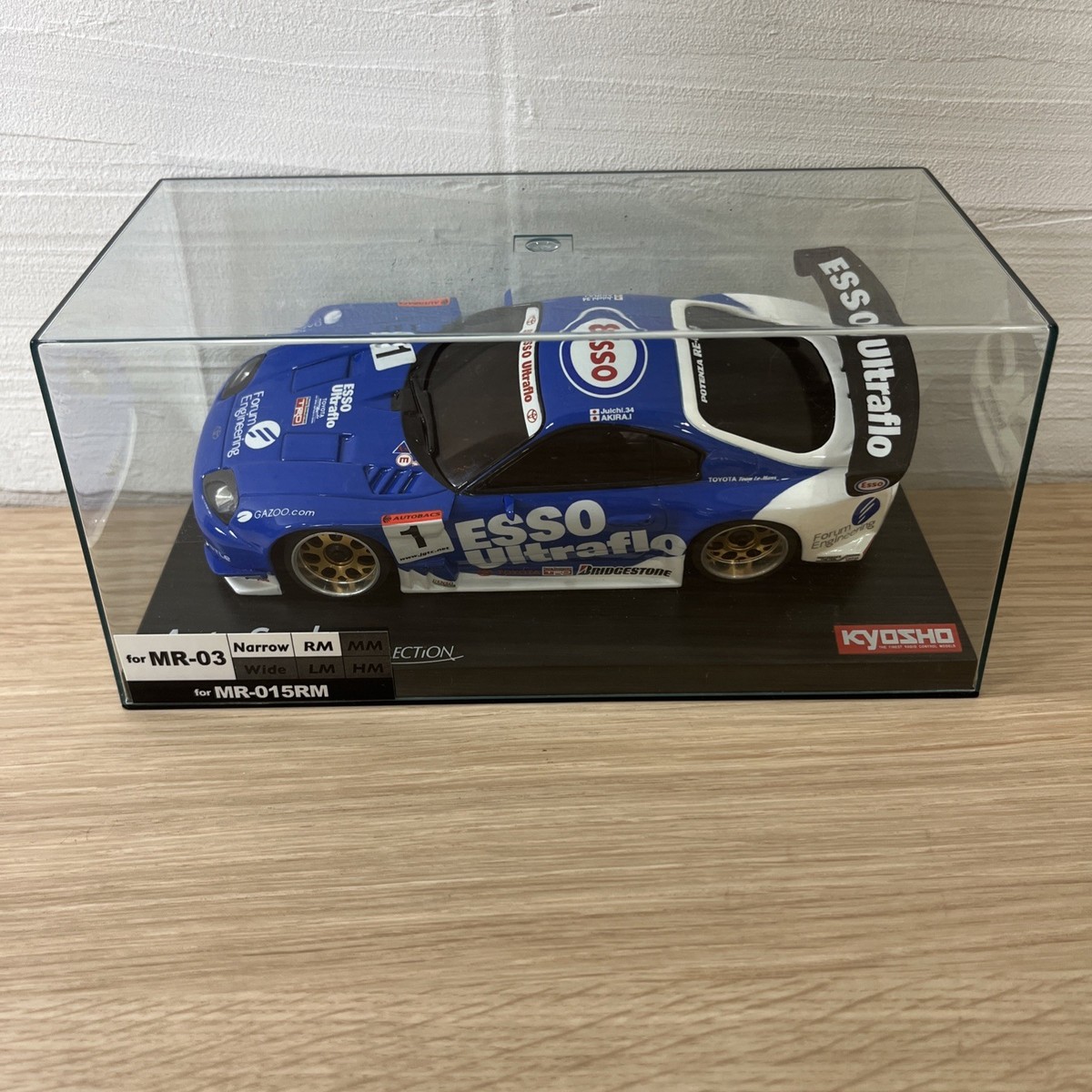 OLD Rare Kyosho MINI-Z Racer Body TOYOTA SUPRA ESSO Ultraflo #1