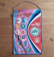 DDR Fussball Wimpel Oberliga 1980/1981 DFV Dynamo Dresden BFC Lok Leipzig HFC...
