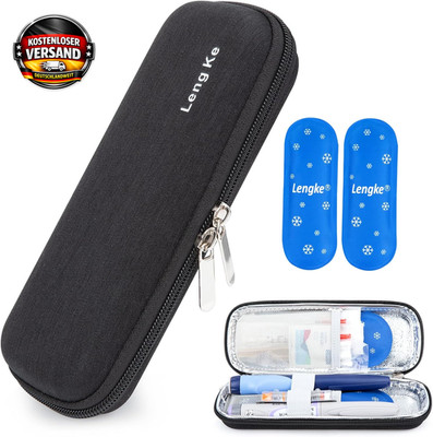 YOUSHARES Insulin Kühltasche, TSA Tragbare Eva Etui Für Insulin Pen, Epipen, Ins