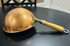 Copper ATLAS METAL SPINNING CO. S.f Calif BEATING BOWL 8.5 Wide 4.5 Deep