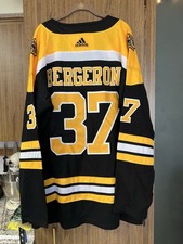 Authentic Adidas Climalite Patrice Bergeron Boston Bruins Jersey Size 60
