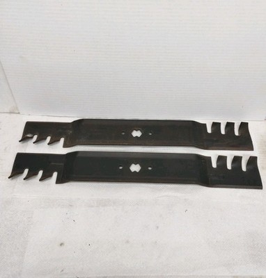 42-in Cut Mulching Style Blades Fit 6 Star Mowing Deck Spindles Heavy Duty