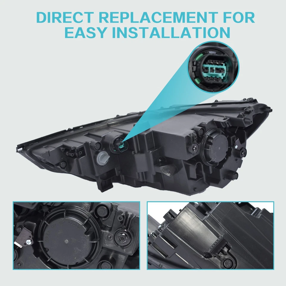 For Kia Soul S LX EX 2023 2024 2025 Halogen Headlight Right Passenger Side Lamp - Imagem 4 de 4