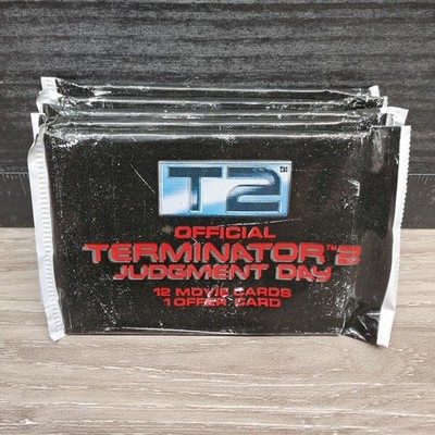 Terminator 2 Judgment Day   5 Sealed Trading Card Pack   1991 Carolco - Vintage