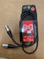 HOSA Pro Series HXX-005 Balanced XLR Interconnect   5 ft   XLR3F to XLR3M   New