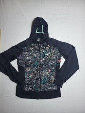 Nike Therma-FIT Women  s Small Full Zip Hoodie Jacket Black Athletic Running