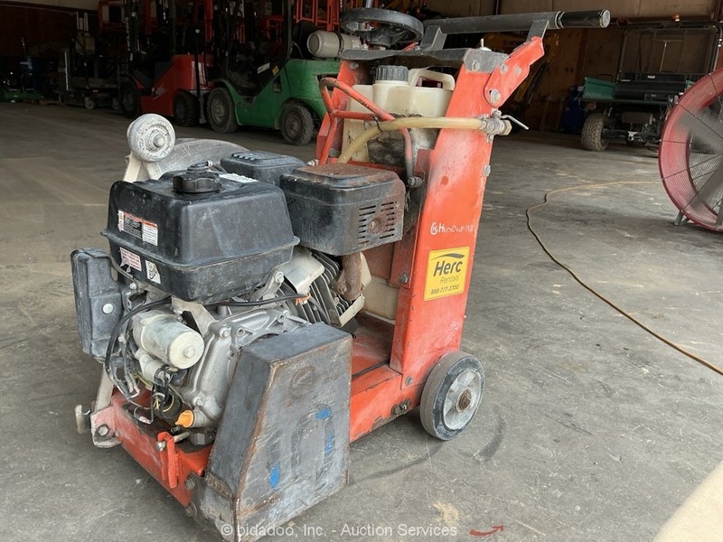 2018 Husquvarna FS400LV Walk-Behind Concrete Floor Saw Cutting Honda Gas bidadoo