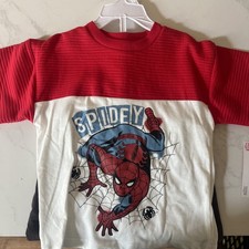 Marvel 4T Spiderman Shirt And Shorts Set NWT