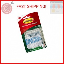 Command Outdoor Light Clips, 16 clips, 20 strips, Water-Resistant Adhesive (1701 0.67 per strip