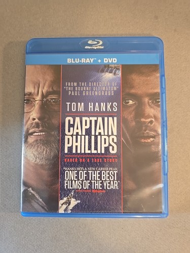 Captain Phillips (Blu-ray + DVD, 2013) Combined Shipping Available!