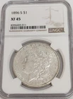 1896-S XF45 Morgan Silver Dollar NGC