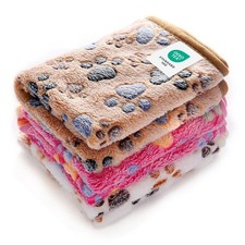 Luciphia 1 Pack 3 Blankets Super Soft Fluffy Premium Fleece Pet Blanket Flannel