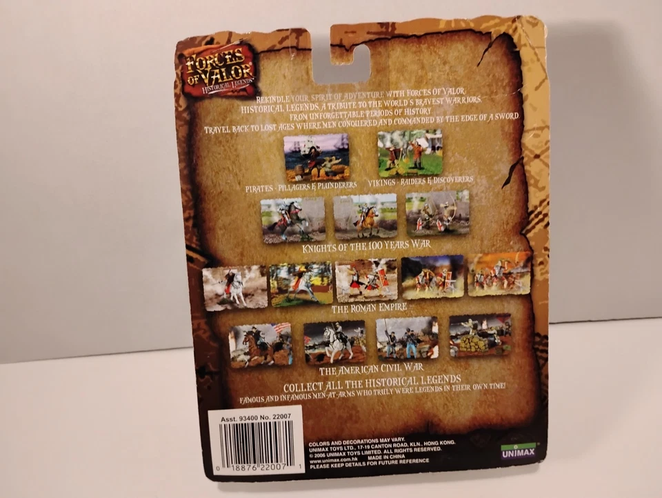 Forces of Valor Historical Legends-The American Civil War -22007 1/32 Scale #54 - Image 2 of 4