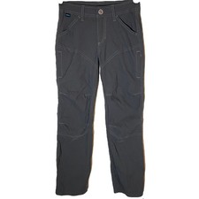 KUHL Renegade Pants UPF 50 Water Repellent Cargo Pockets Gray Small 7-8