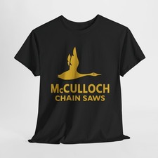 Funny McCulloch chainsaw logo T-Shirt Size S to 5XL