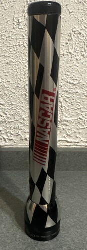 Vintage NASCAR Maglite Victory 3 DCell Flashlight Checkered Flag Parts Or Repair