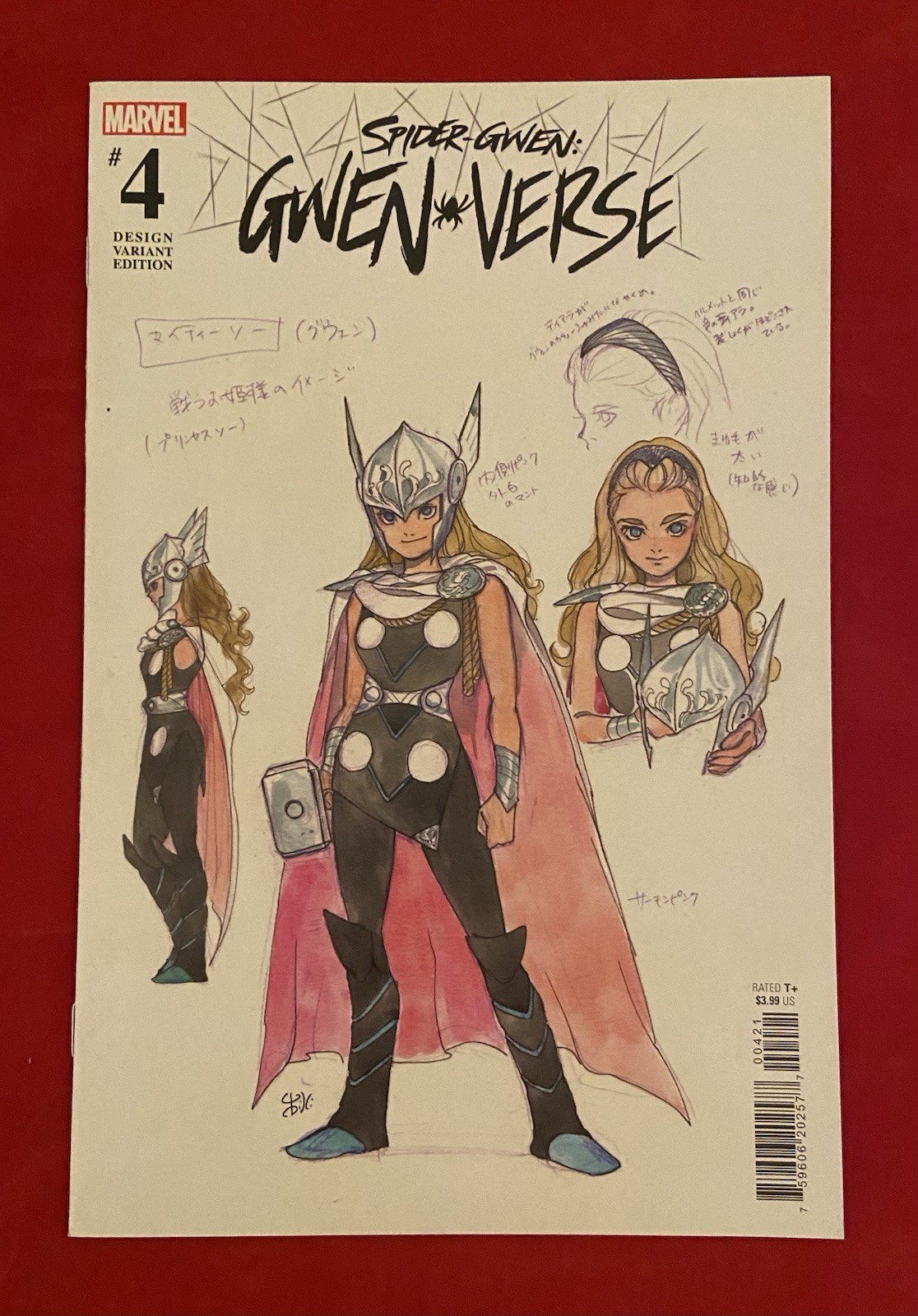 Spider-Gwen: Gwen-Verse #4 1:100 Peach Momoko Incentive Design Variant NM 2022