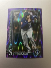 2025 Topps - Rhylan Thomas #USC185 Purple RayWave Refractor (RC) 24/250