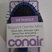 Conair Beyond Gentle Mini Detangling Brush Oval Purple/Blue