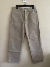 Vintage Beige Made In USA Levi’s 550 Relaxed Fit 33x30