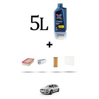Hoffcar Wartungskit 4 Filter Und 5L ÖL FüR Seat Leon 1.9 Tdi Cupra 4 110KW