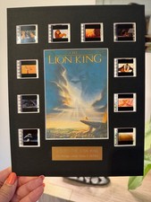 Disney The Lion King 1994 Genuine Film Cells Limited Edition Mounted Memorabilia