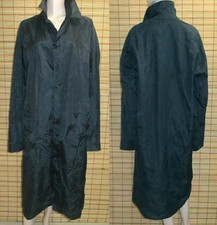 BLAUER REGENMANTEL - RAINCOAT - NYLON - VINTAGE - GR. L - XL