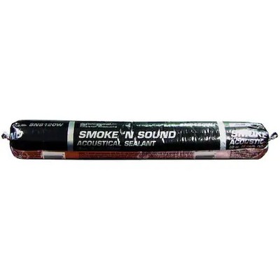 Sti Sns120w Smoke And Acoustical Caulk, 20 Oz., White