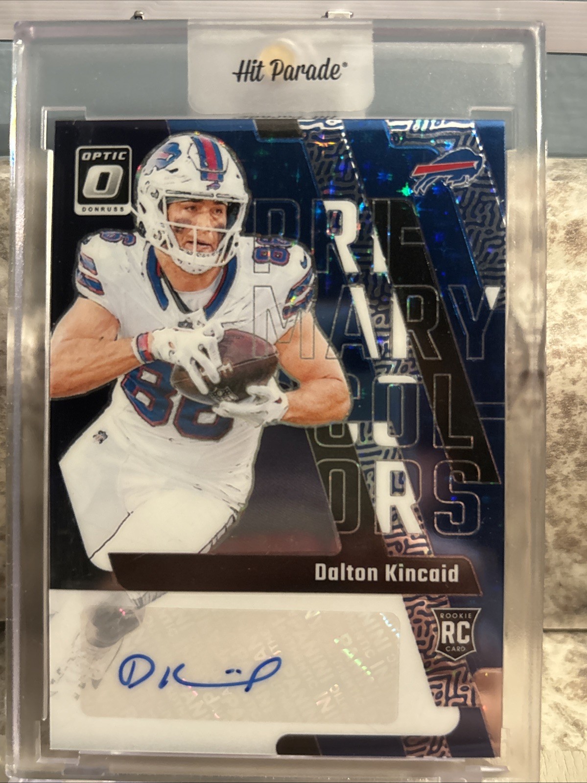 2023 Panini Donruss Optic - Primary Colors Dalton Kincaid #7 Purple Stars /25