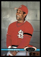 Ozzie Smith 1991 Stadium Club #154 Cardinals MLB READ FREE SHIPPING AutographDen