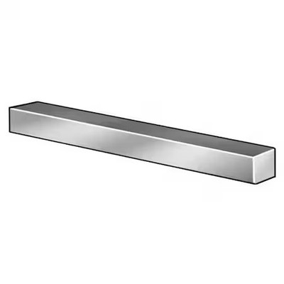 Key Stock, 12 In L, 3/16 In W, 3/16 In H, 18-8 Stainless Steel, Wwg700187018712