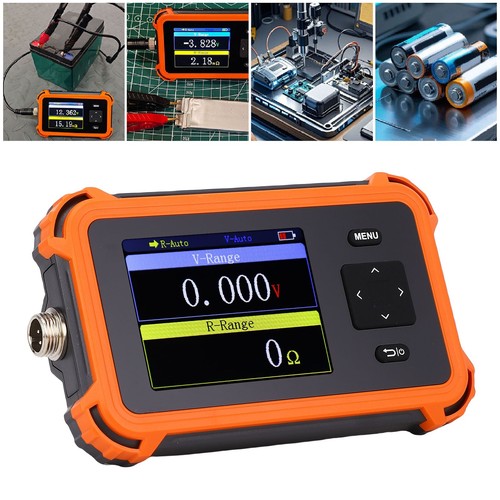 Battery Internal Resistor Tester Digital Analyzer 0 to 100Ω 0 to ±110V Meter - Picture 4 of 12