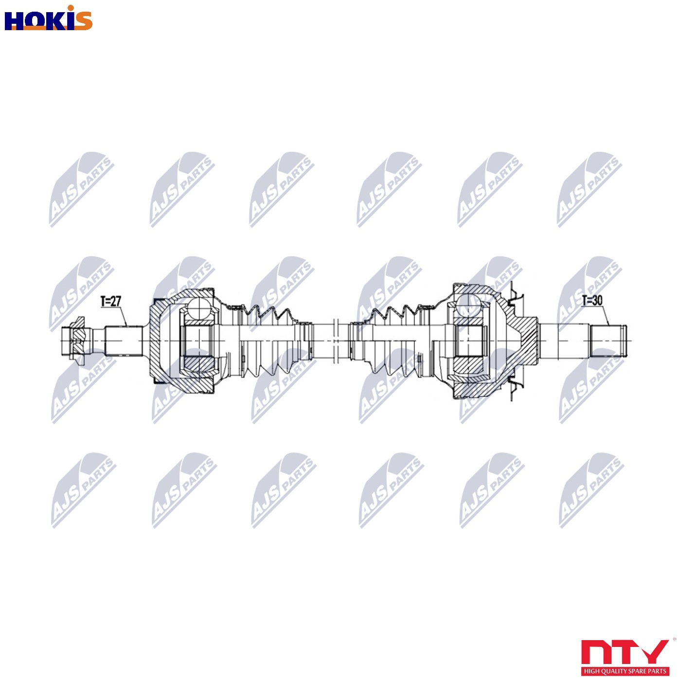 DRIVE SHAFT NPW-ME-188 FOR MERCEDES-BENZ OM 651.911 2.1L 4cylM 276.820 3.0L 6cyl
