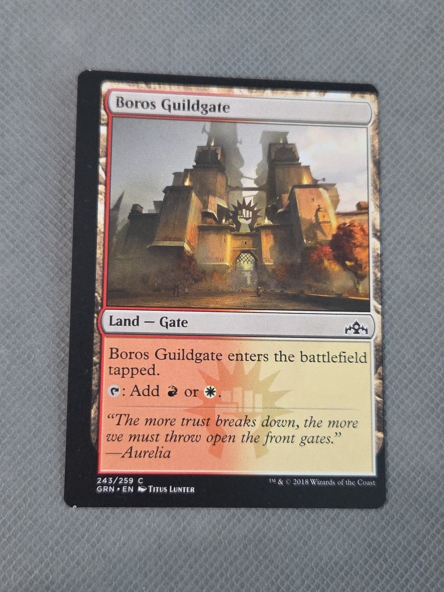 Miscut Boros Guildgate (243) Guilds of Ravnica Regular Misprint