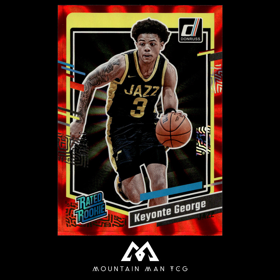 2023-24 Donruss #244 Keyonte George Red Laser Holo #/99