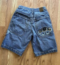 JNCO Jeans Vintage Men s Short Snake And 8 Ball Size 30 Skate Hip Hop Carpenter