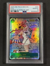 One Piece PSA 10 GEM MT Uta Manga Alt Art 2026 EB03-061 Ultra Rare SEC