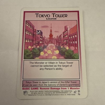 Sailor Moon CCG Card Game Past & Future Tokyo Tower TCG 30 of 70