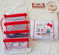 Sanrio Hello Kitty Hanging Organizer Bag Sectional Toiletry Storage Travel Bag